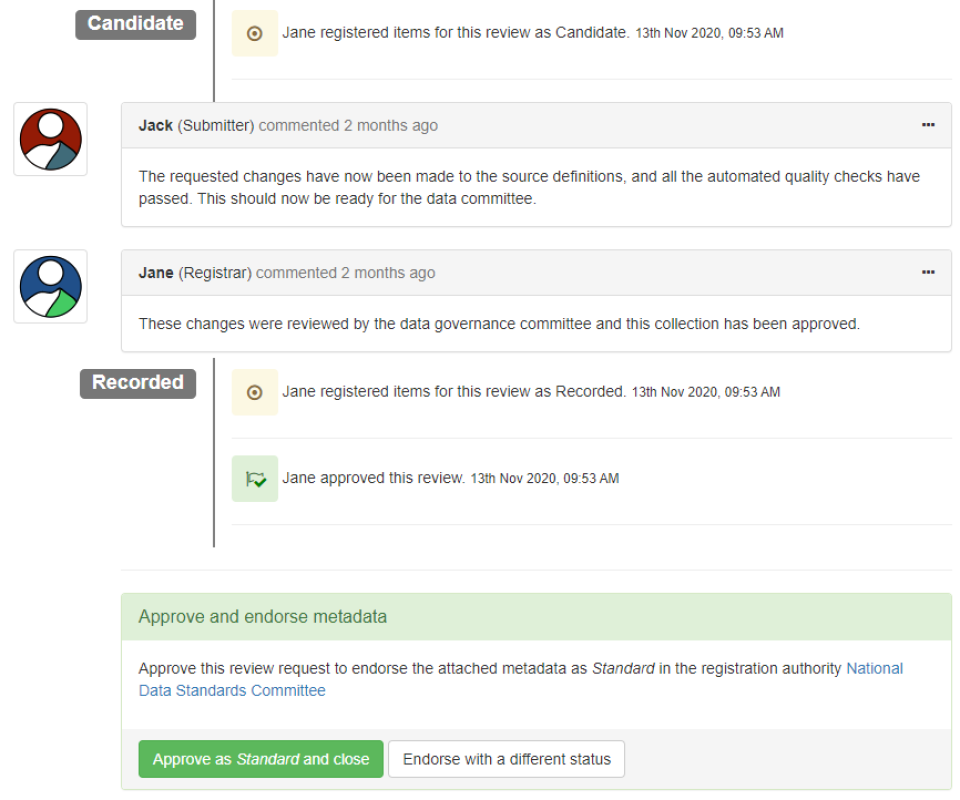 screenshot of Aristotle Metadata Registry